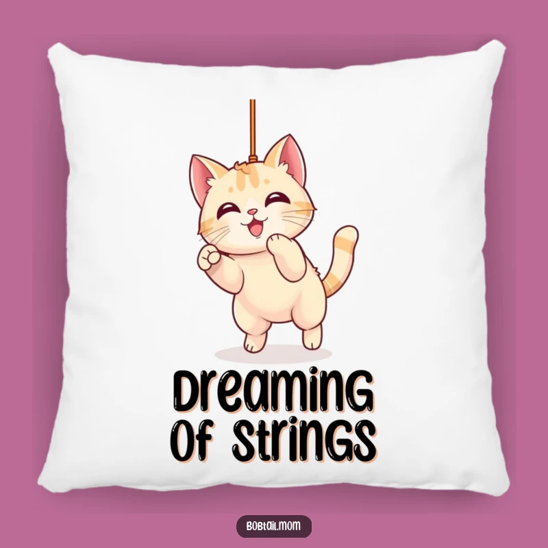 Cozy Funny Kawaii Bobtail Cat Pouncing Pillow for Ultimate Comfort