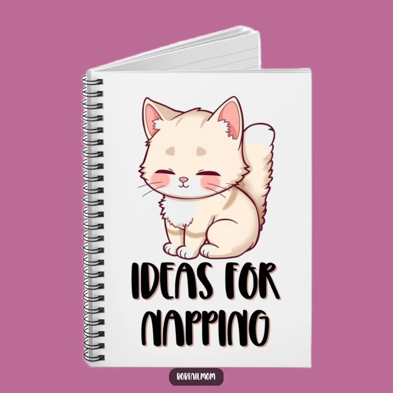 Funny Bobtail Cat Notebook: Fluffy Cat Journal, Perfect for Notes & Ideas