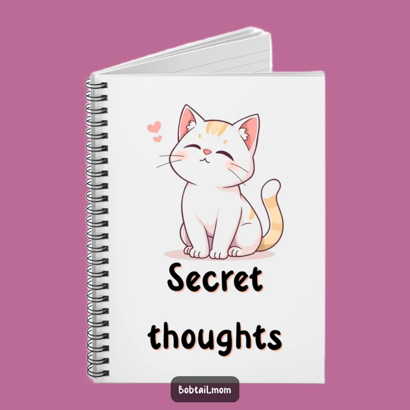 Funny Bobtail Cat Notebook: Gentle Swish Journal, Perfect for Notes