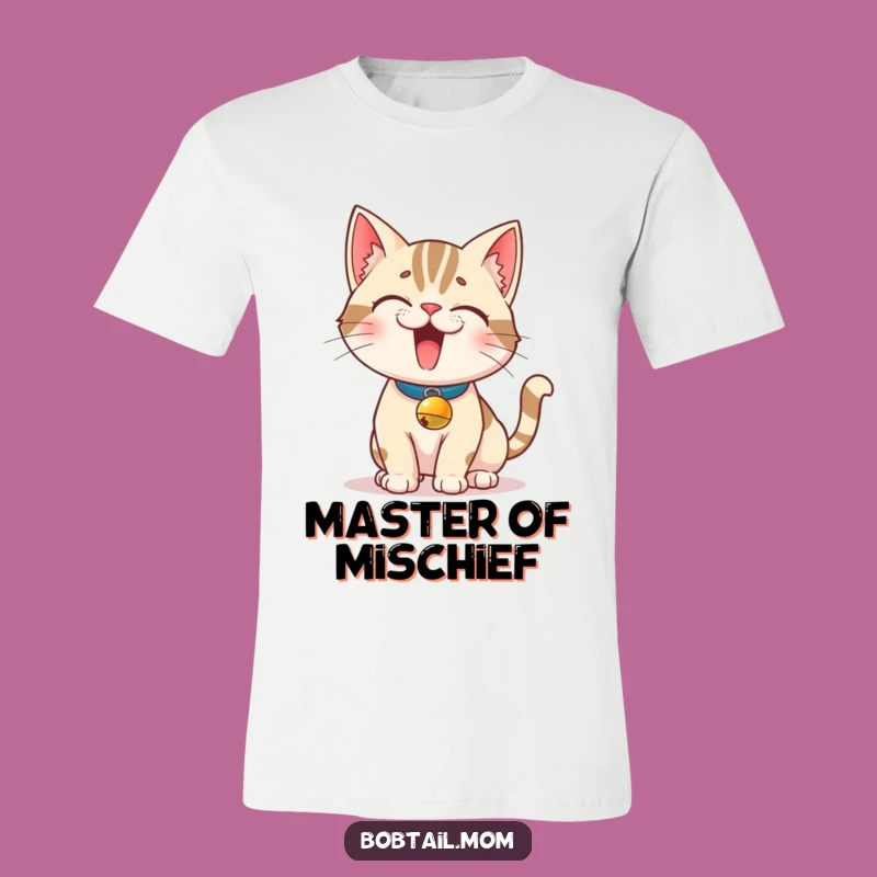 Funny Bobtail Cat T-Shirt: Wearable Sass and Mischievous Feline Style