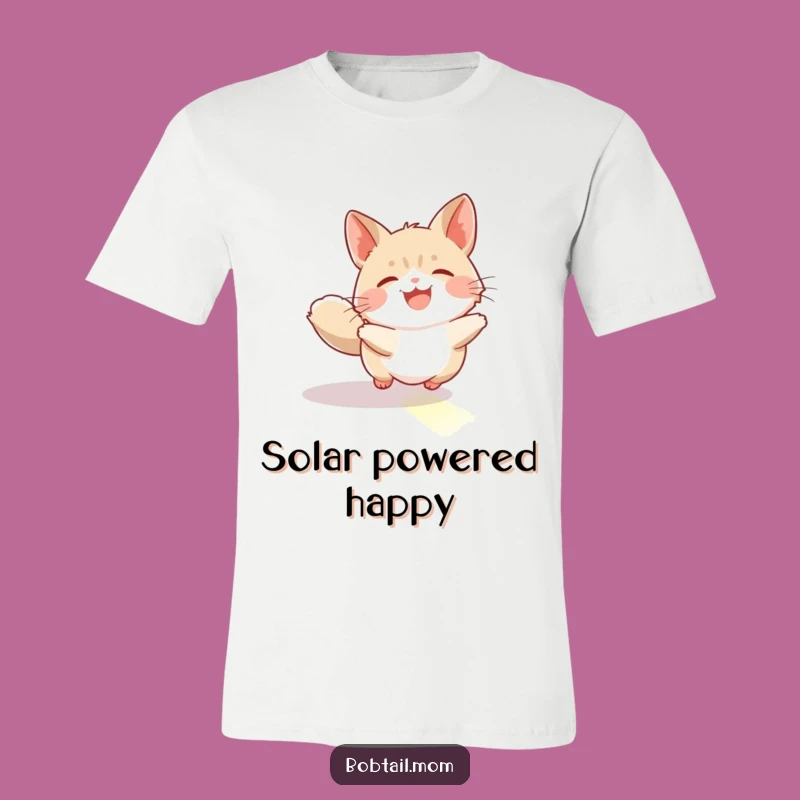 Funny Bobtail Sunbeam Chase T-Shirt: Radiate Happiness, a Hilarious Gift